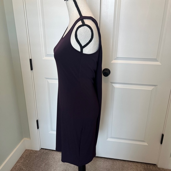 Michael Kors Purple Asymmetrical Sheath Dress - Picture 4 of 5